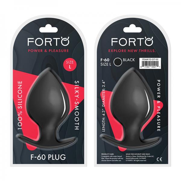 Forto F-60: Spade Lg Black - Anal Toys - www.Coyha.com