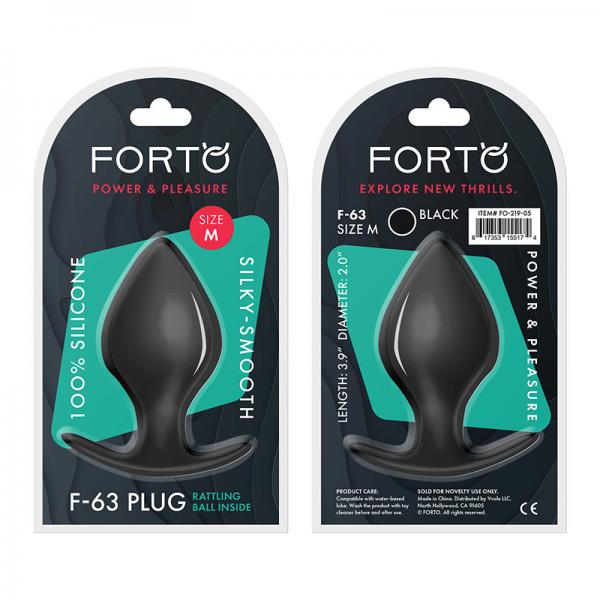 Forto F-63: Rattler Spade Med Black - Anal Toys - www.Coyha.com