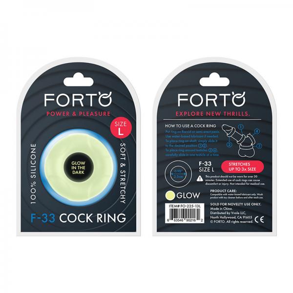 Forto F-33: 25mm 100% Liquid Silicone C-ring Lg Gitd - Men's Toys - www.Coyha.com