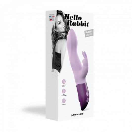 Love To Love Hello Rabbit Purple - Vibrators - www.Coyha.com