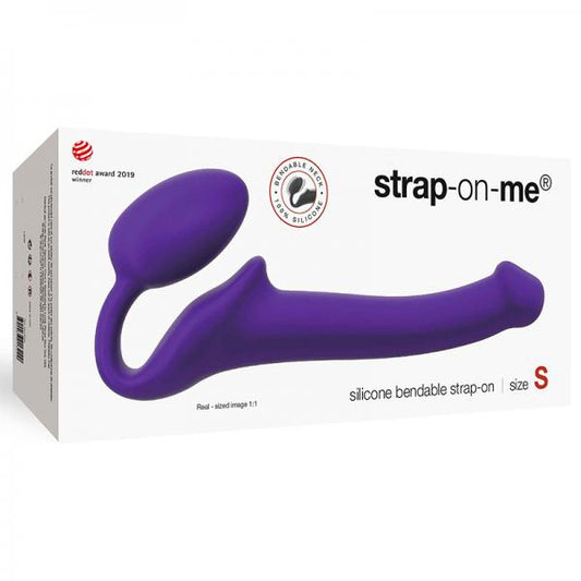 Strap-on-me Semi-realistic Bendable Strap-on Purple Size S - Dildos - www.Coyha.com