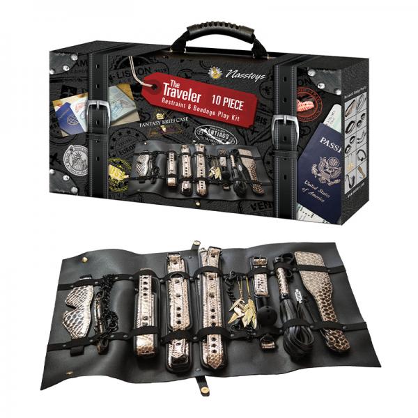 The Traveler Restraint & Bondage Play Kit - 10 Pcs - Bondage - www.Coyha.com