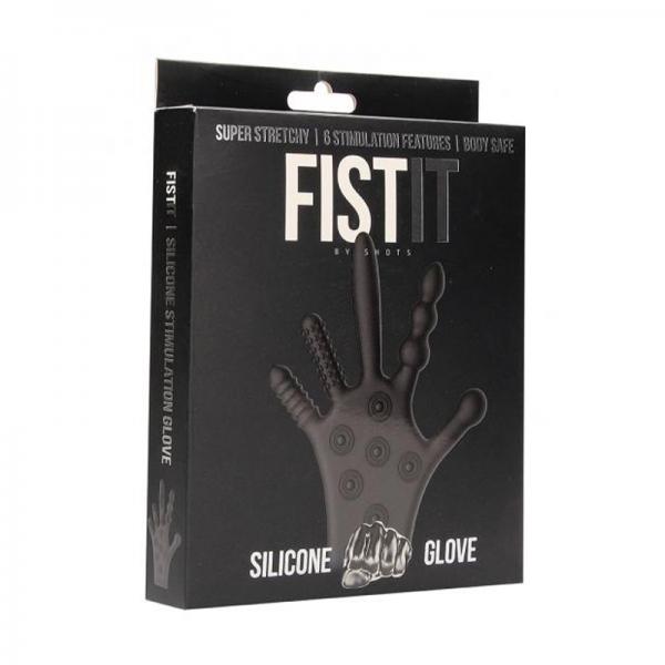 Fist It Silicone Stimulation Glove - Black - Sexy Wear - www.Coyha.com