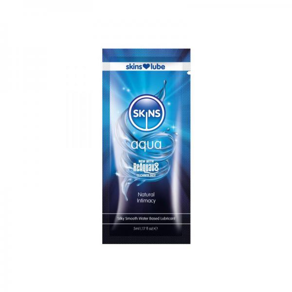 Skins Aqua Water-based Lubricant 5 Ml - Lubes & Lotions - www.Coyha.com