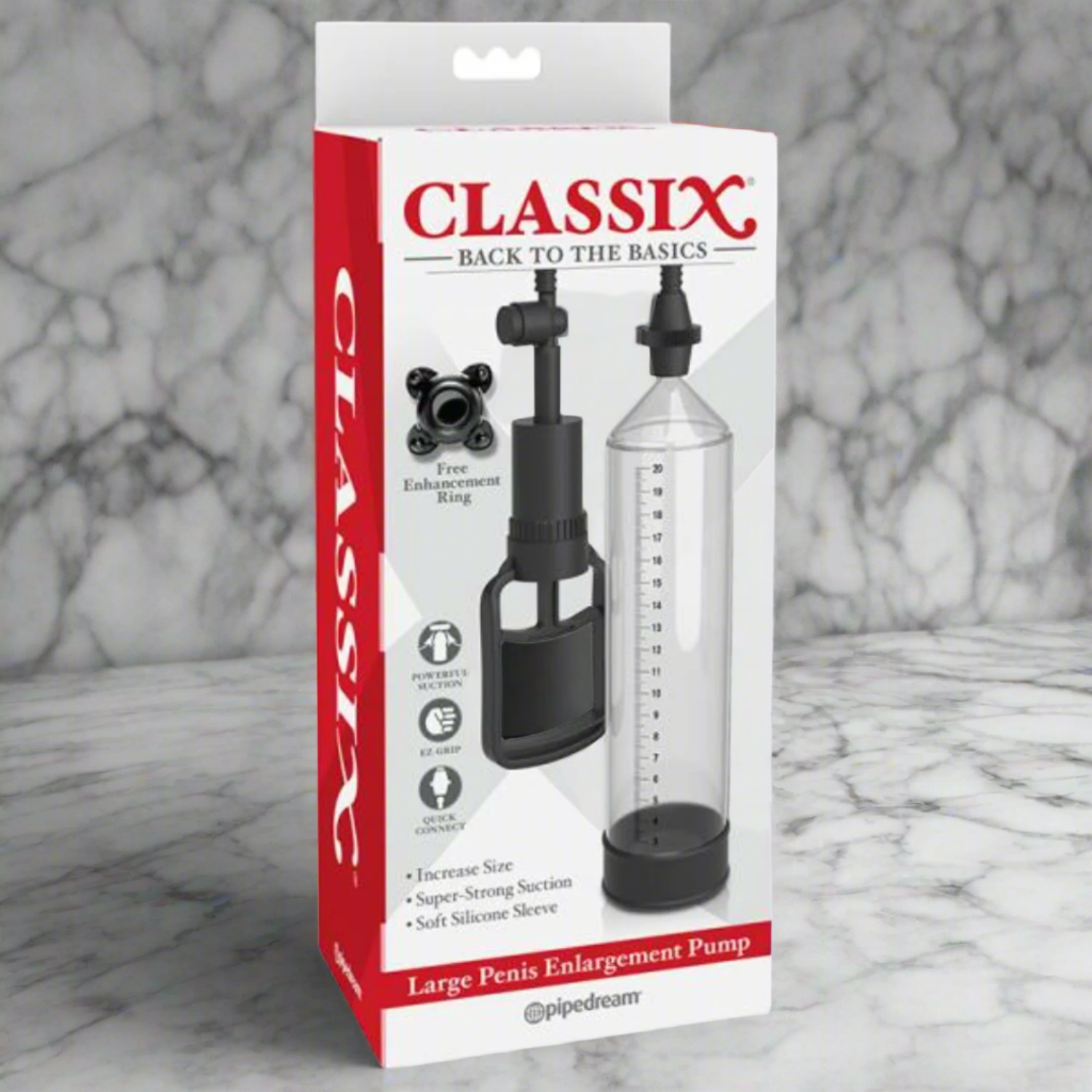 Classix Large Penis Enlargement Pump - Men's Toys - www.Coyha.com