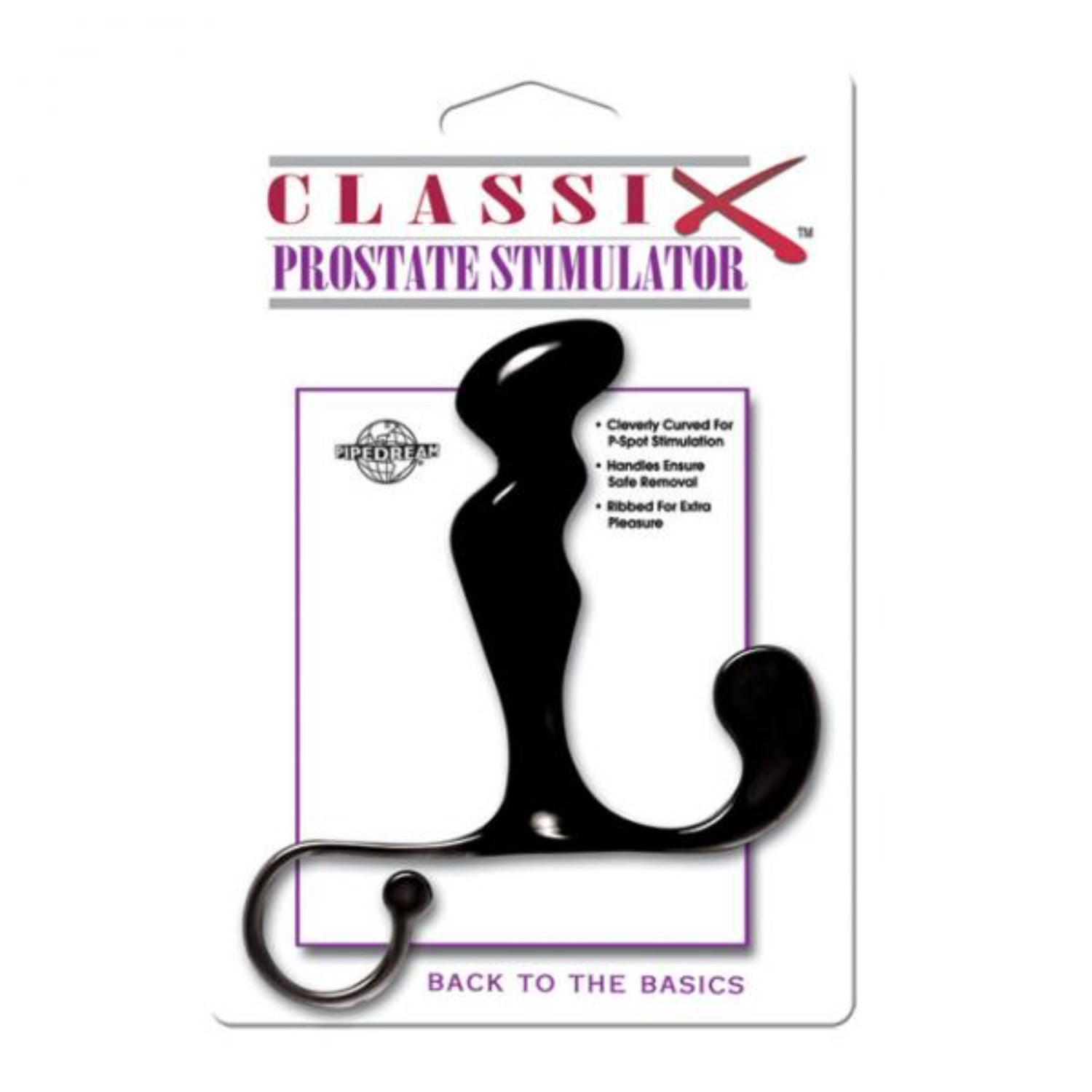 Classix Prostate Stimulator Black - Anal Toys - www.Coyha.com