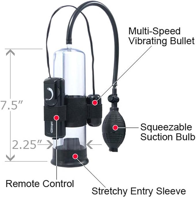 Classix Vibrating Penis Pump - Men's Toys - www.Coyha.com