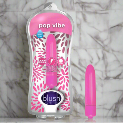 Cotton Candy Pink Pop Bullet Vibrator - Vibrators - www.Coyha.com