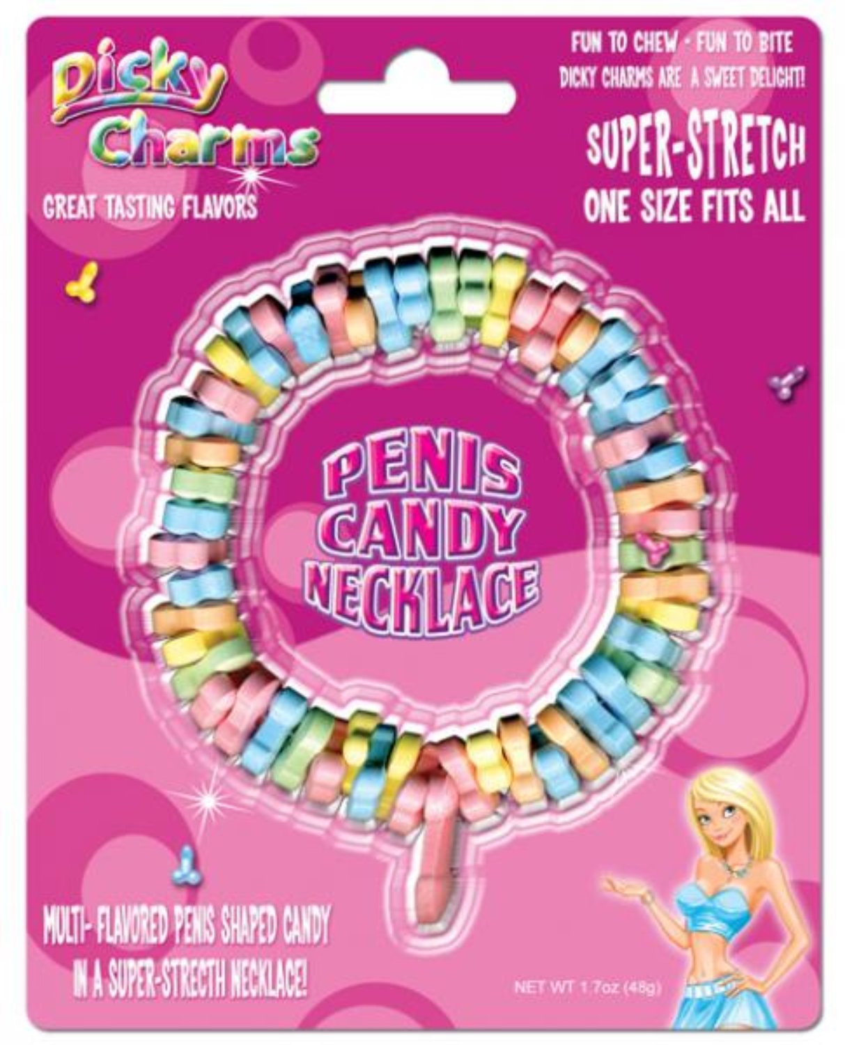 Dicky Charms Penis Candy Necklace - Extras - www.Coyha.com