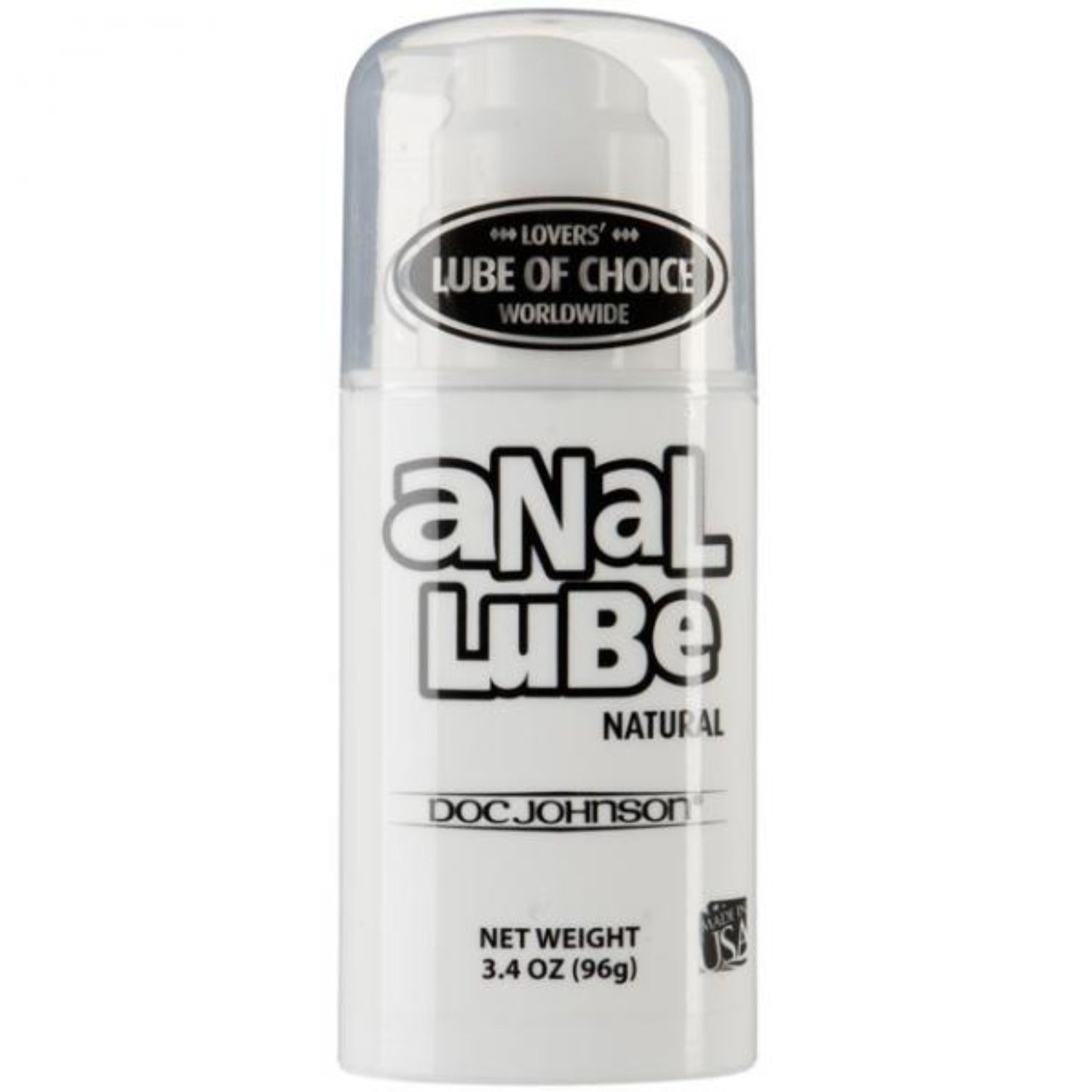 Doc Johnson Anal Lube Natural 3.4oz Airless Pump - Lubes & Lotions - www.Coyha.com