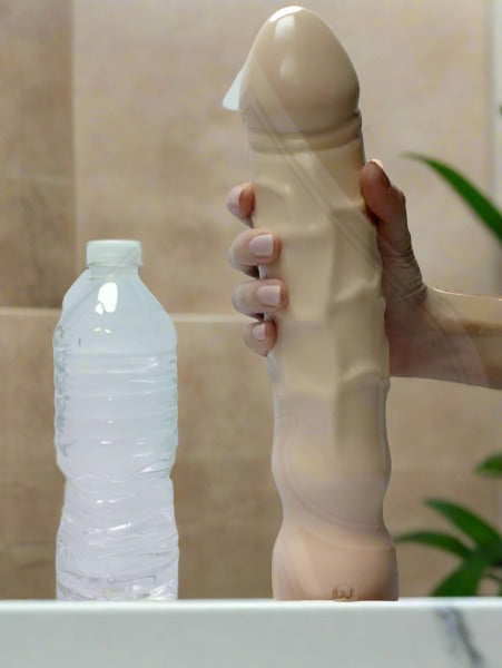 Doc Johnson Beige What A Big Boy 12 Inch Dildo - Dildos - www.Coyha.com