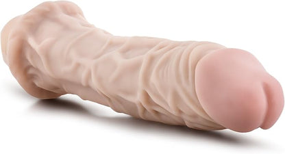 Dr Skin Blush Vibe #8 9.75 Inch Vibrator Beige Vibrators - www.Coyha.com