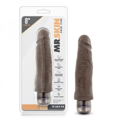 Dr. Skin #14 Chocolate 8 Inch Vibrator Vibrators - www.Coyha.com