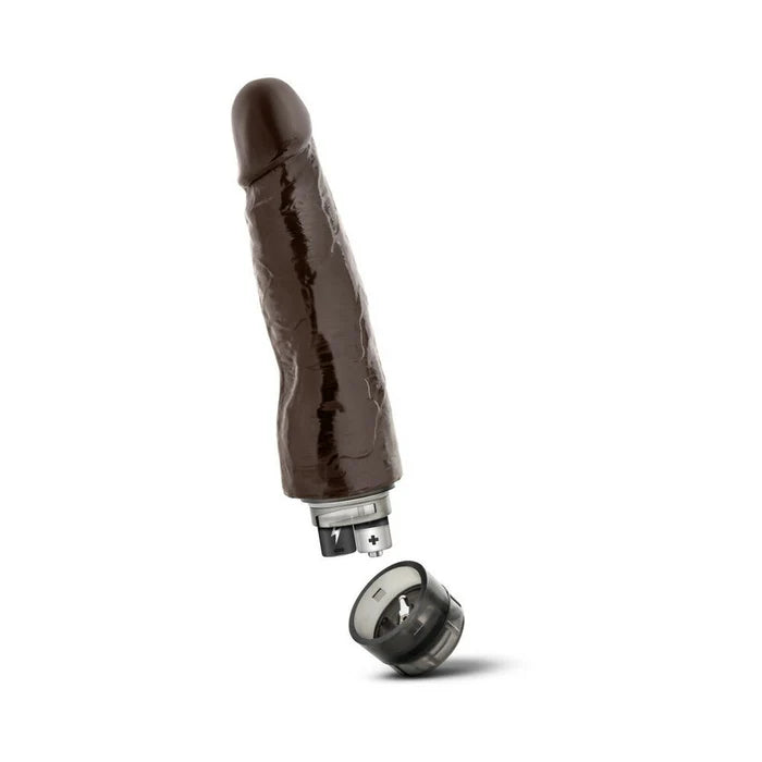 Dr. Skin #14 Chocolate 8 Inch Vibrator Vibrators - www.Coyha.com