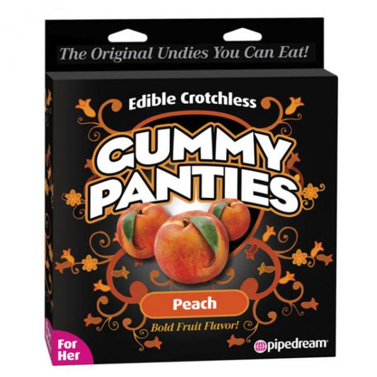 Edible Crotchless Gummy Panties Peach - Extras - www.Coyha.com