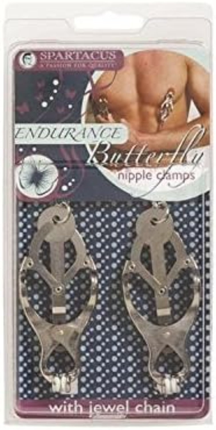 Endurance Butterfly Nipple Clamps - Bondage - www.Coyha.com