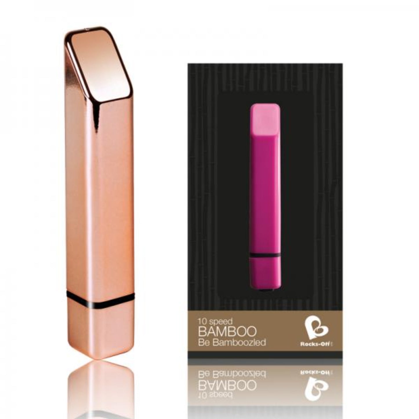 Get Your Rocks Off Bamboo Vibrator Rose Gold - Vibrators - www.Coyha.com