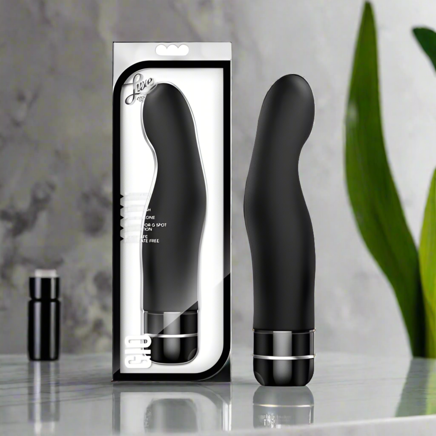 Go Gio Black Luxe 8 Inch G-spot Vibrator - Vibrators - www.Coyha.com