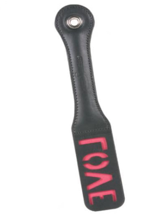 Leather Love 12 inch Impression Paddle - Bondage - www.Coyha.com