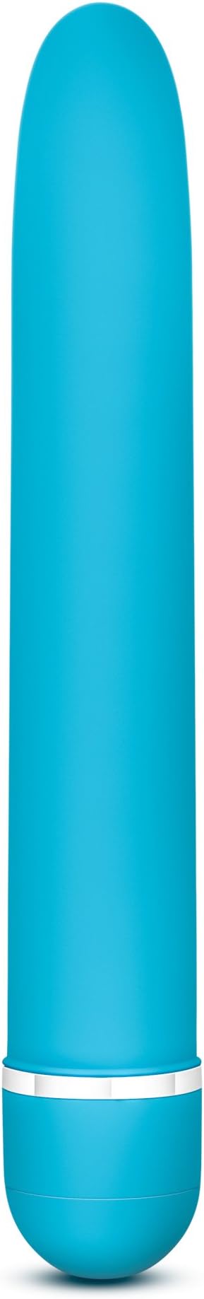 Luxuriate Silky Smooth 7 Inch Vibrator Blue - Vibrators - www.Coyha.com