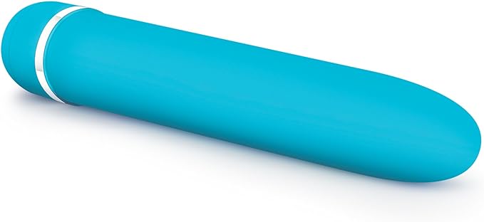 Luxuriate Silky Smooth 7 Inch Vibrator Blue - Vibrators - www.Coyha.com