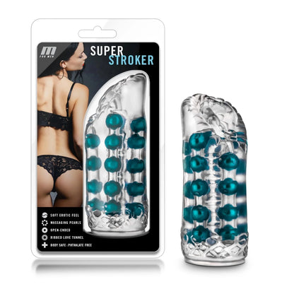 M For Men Super Stroker Clear - Men's Toys - www.Coyha.com