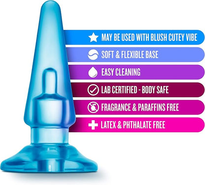 Make Mine Sassy Anal Butt Plug (blue) - Anal Toys - www.Coyha.com