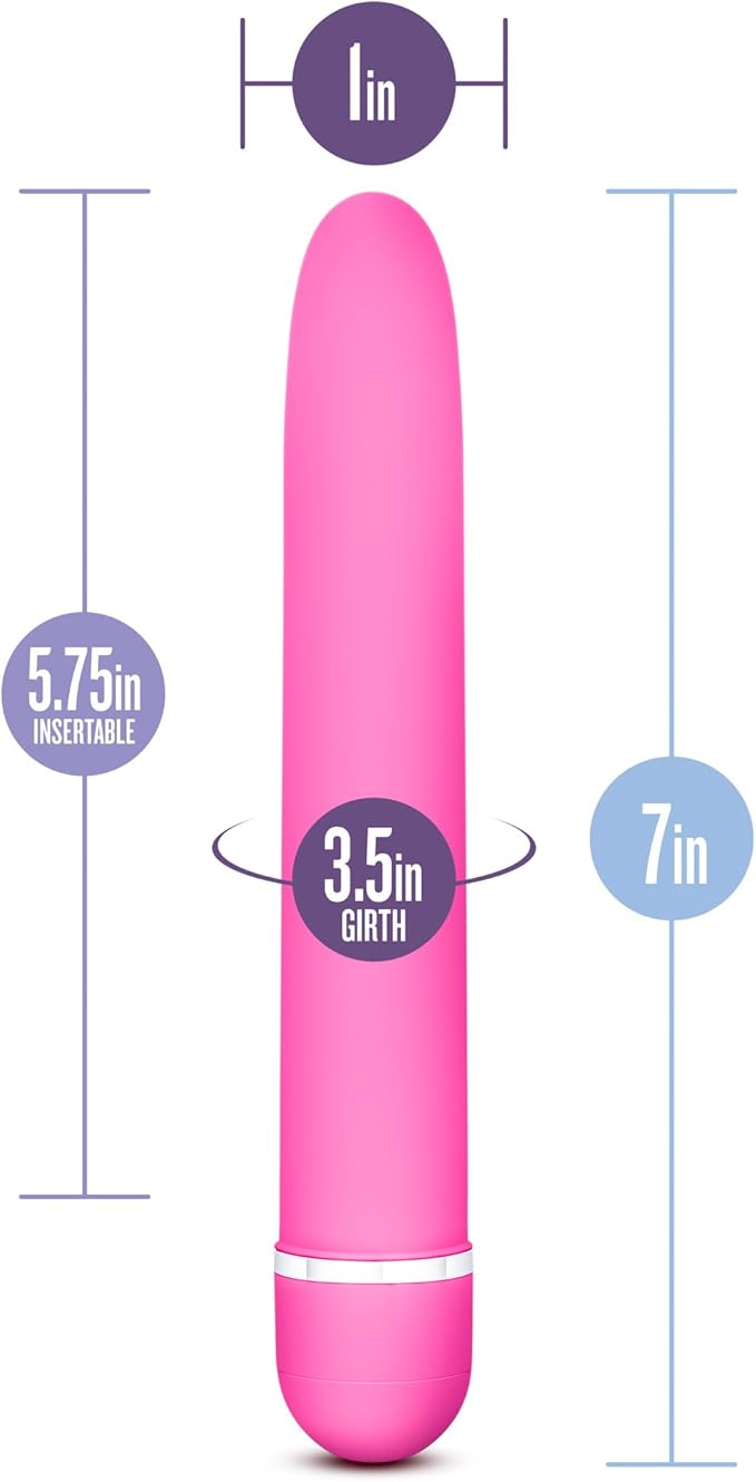 Pink Rose Luxuriate 7 Inch Bullet Vibrator - Vibrators - www.Coyha.com