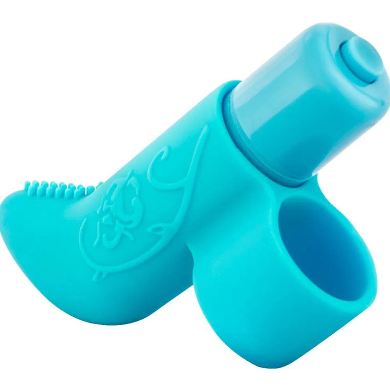 Play With Me Silicone Finger Vibrator (blue) - Vibrators - www.Coyha.com