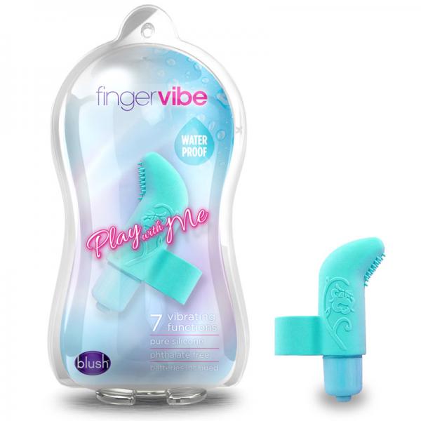 Play With Me Silicone Finger Vibrator (blue) - Vibrators - www.Coyha.com