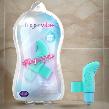 Play With Me Silicone Finger Vibrator (blue) - Vibrators - www.Coyha.com