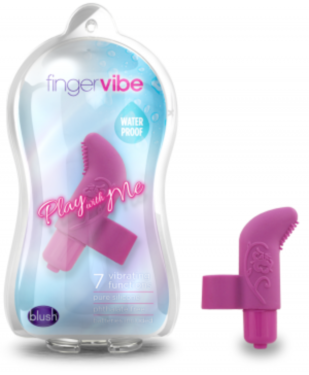 Play With Me Silicone Finger Vibrator (lavender) - Vibrators - www.Coyha.com