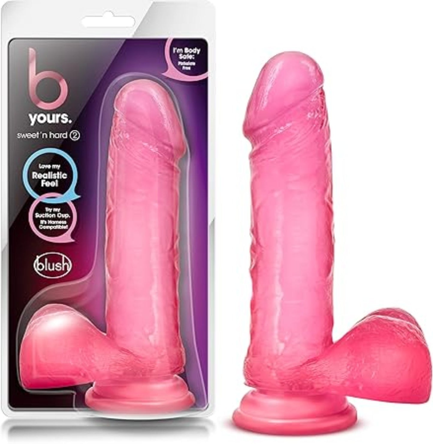 Sweet N Hard 2 Pink 7.75 Inch Dildo - Dildos - www.Coyha.com