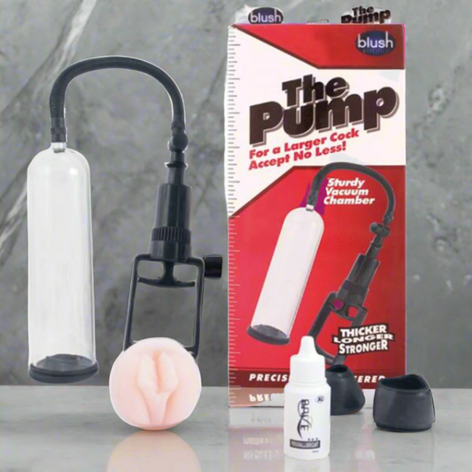 The Pump Penis Pump With Realistic Vagina Sleeve - Men's Toys - www.Coyha.com